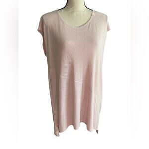 Vintage Y2K Chico’s pink ballecore tunic top girlhood softgirl softgrunge L 12